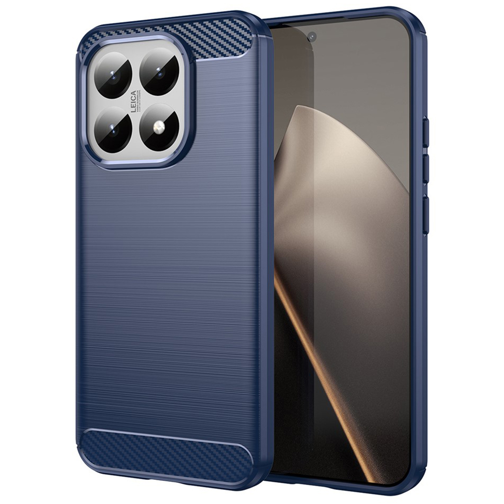 Калъф за Xiaomi 15T - Techsuit Carbon Silicone - Син