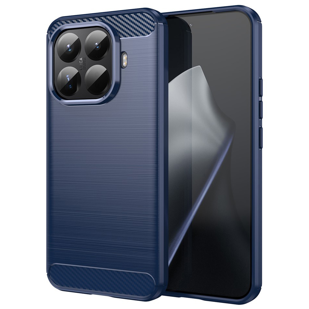 Калъф за Xiaomi 15T Pro - Techsuit Carbon Silicone - Син
