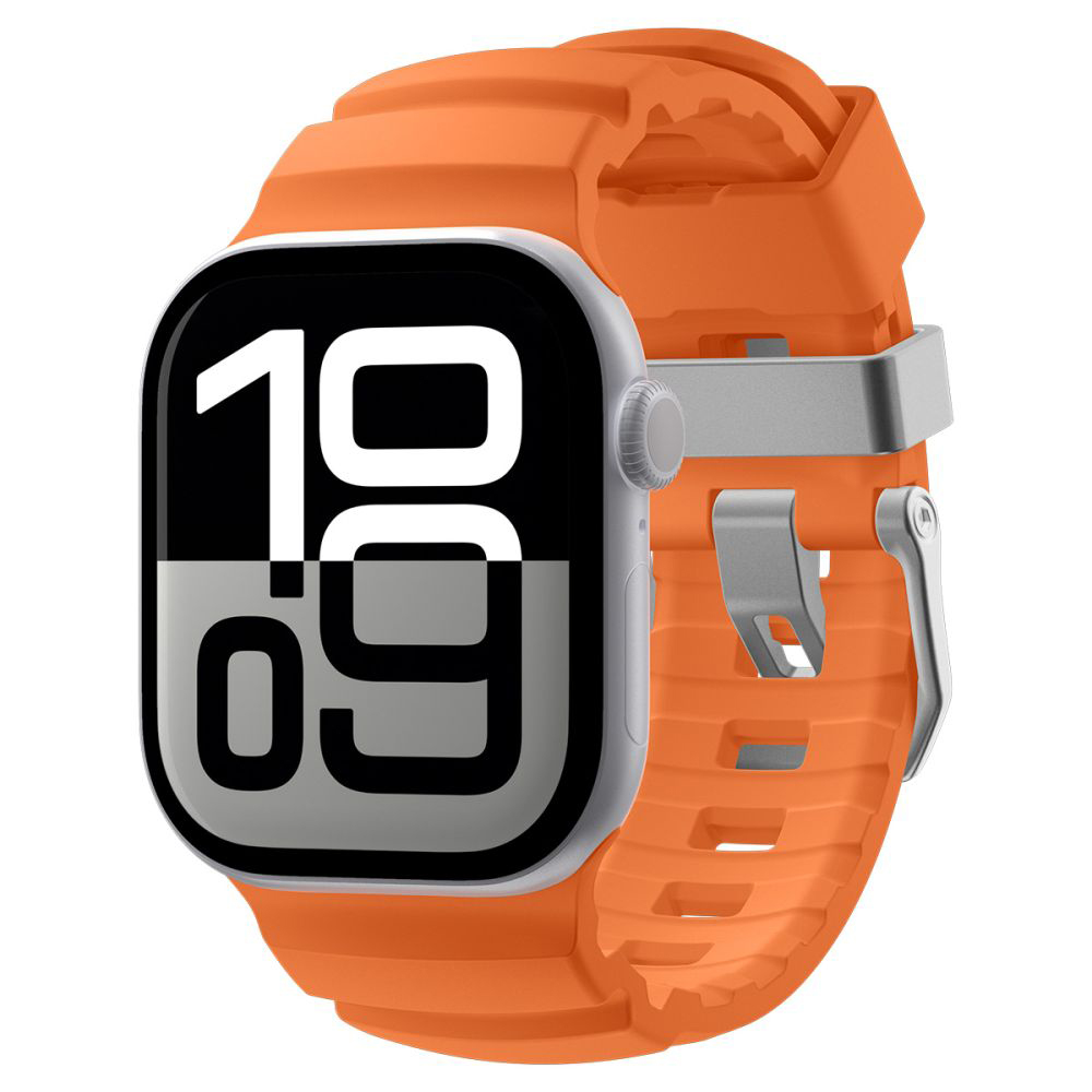 Каишка за Apple Watch 8/9/9/10/11/SE/SE 2/SE 3/Ultra/Ultra 2/Ultra 3 (44/45/46/49/49mm) - Spigen Watchband WBS2 (AMP10509) - Оранжев