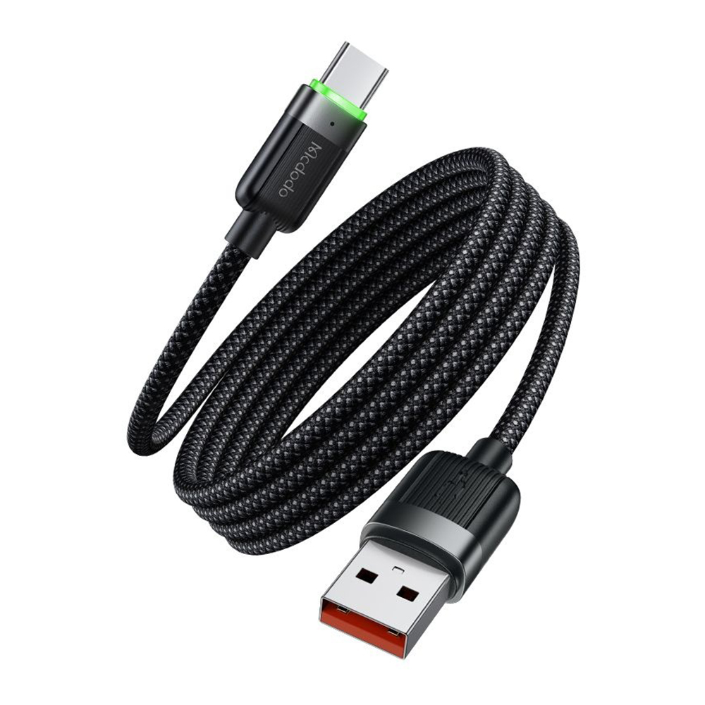 Кабел, USB-A към USB-C, 6A, 1,2 м - Mcdodo Self-Winding Series (CA-5650) - Черен