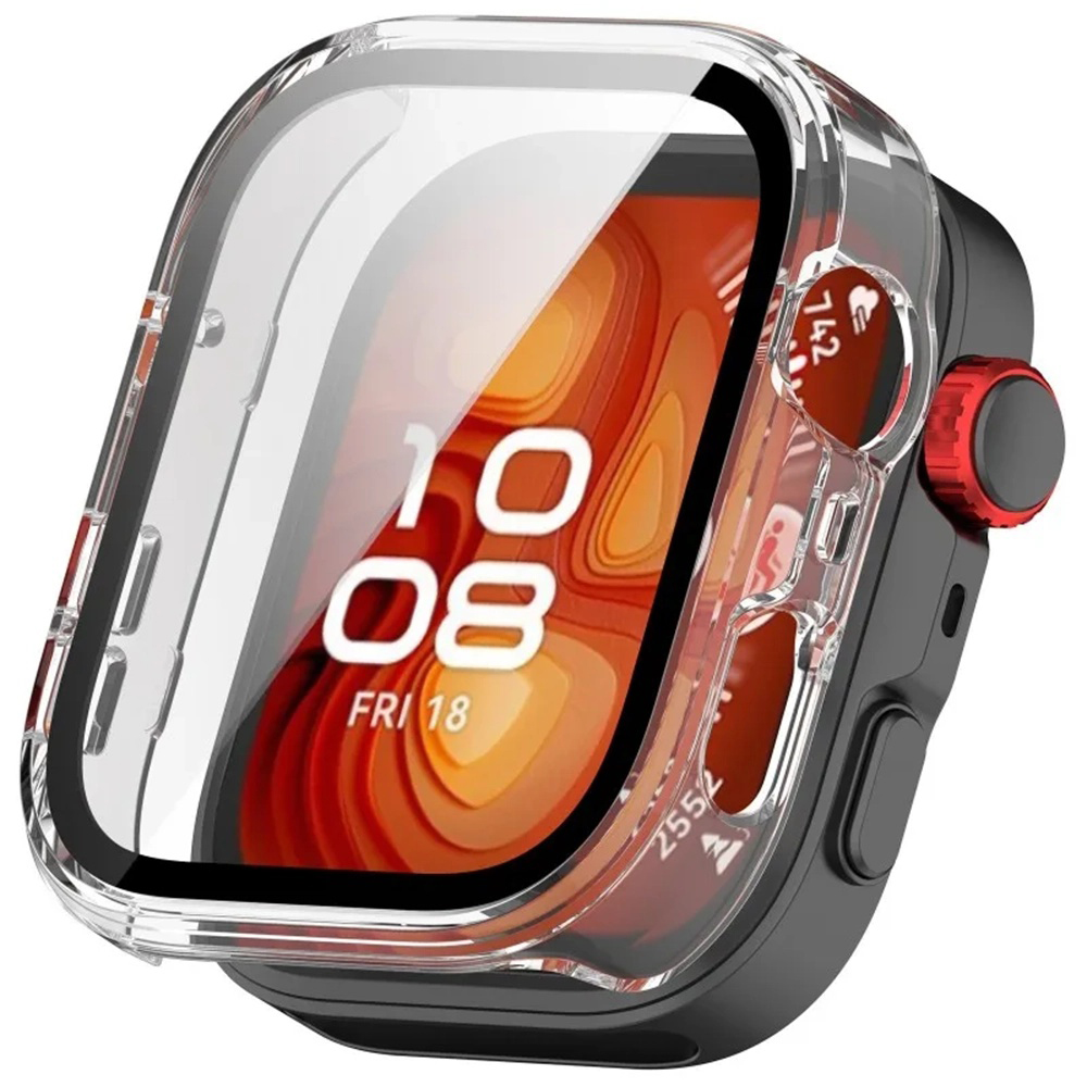 Калъф за Huawei Watch Fit 4 Pro + калъф - Techsuit Defense360 Pro - Прозрачен