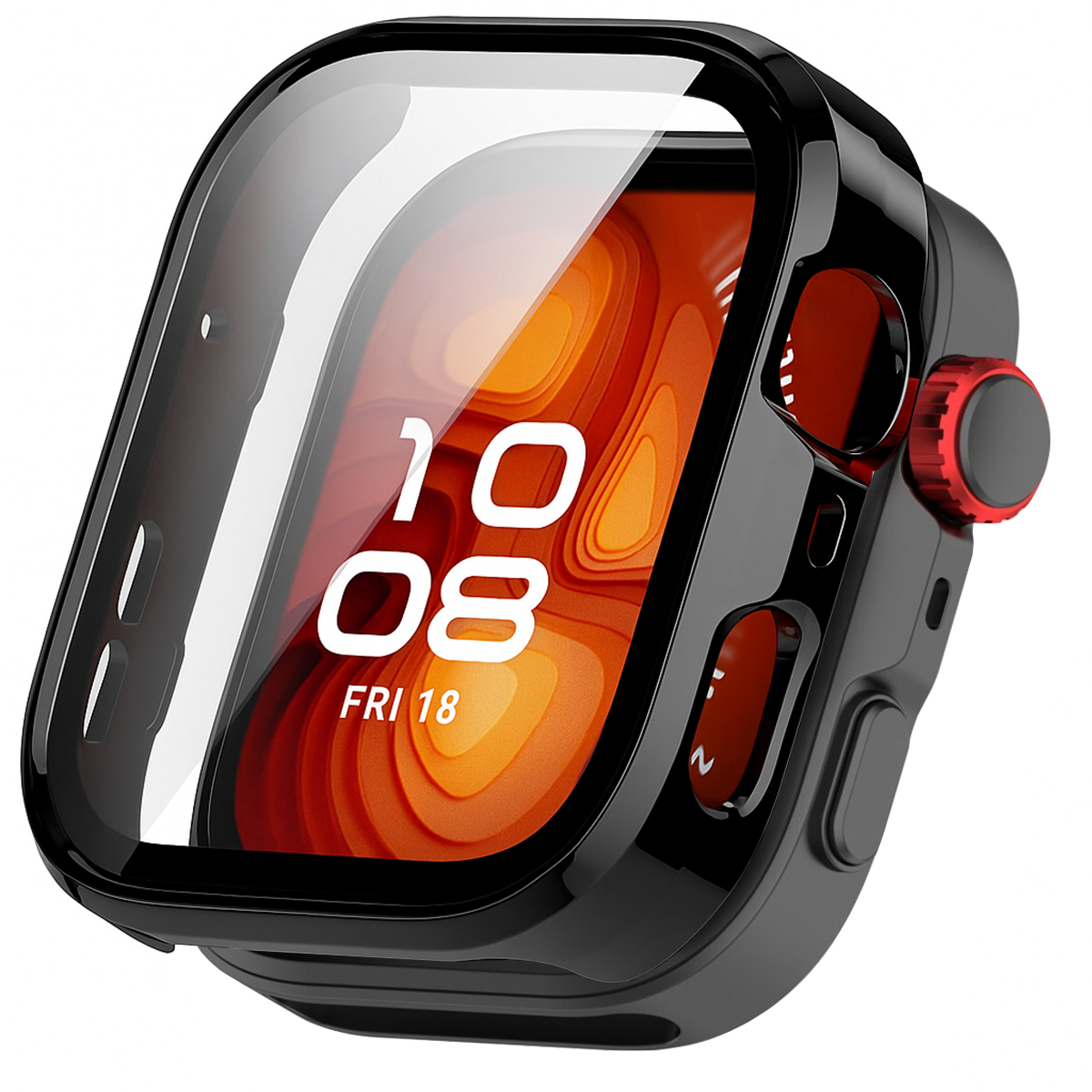 Калъф за Huawei Watch Fit 4 Pro + калъф - Techsuit Defense360 Pro - Черен