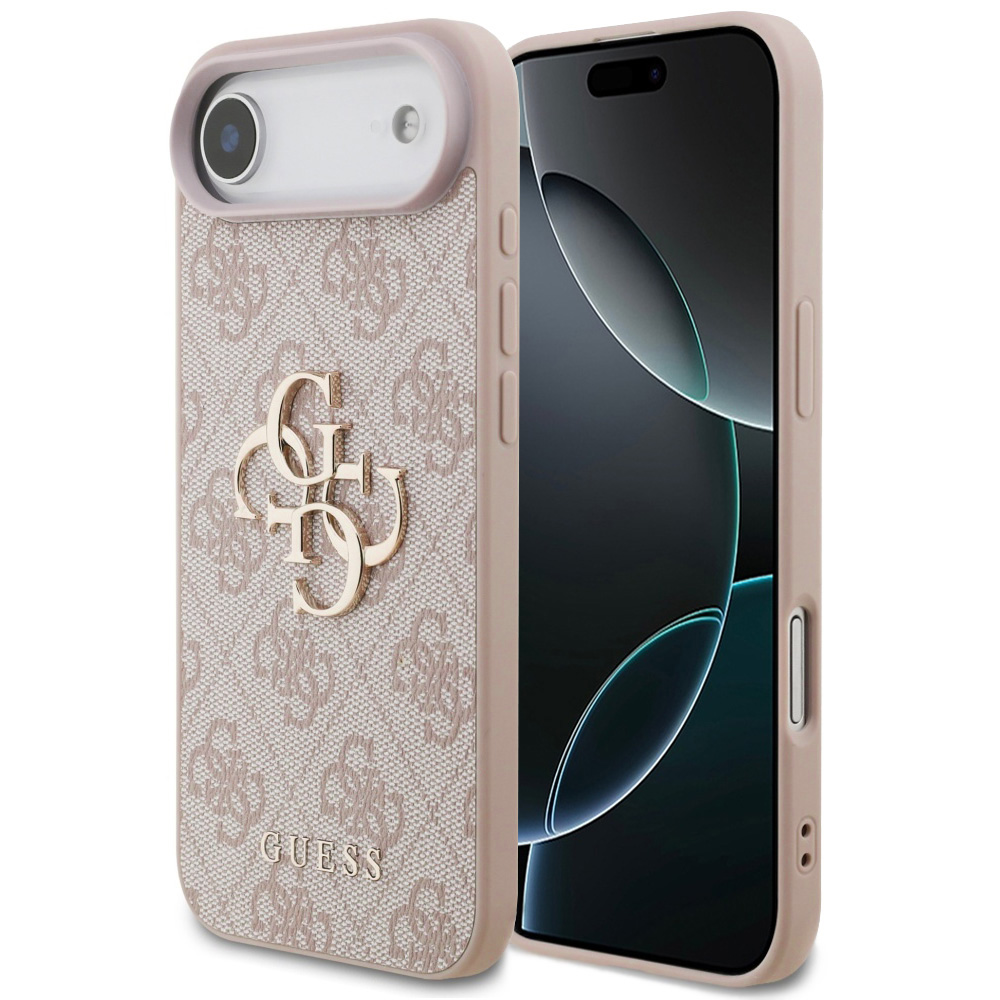 Калъф за iPhone 17 Air - Guess Hardcase 4G Big Logo (GUHCP17M4GMGPI) - Розов