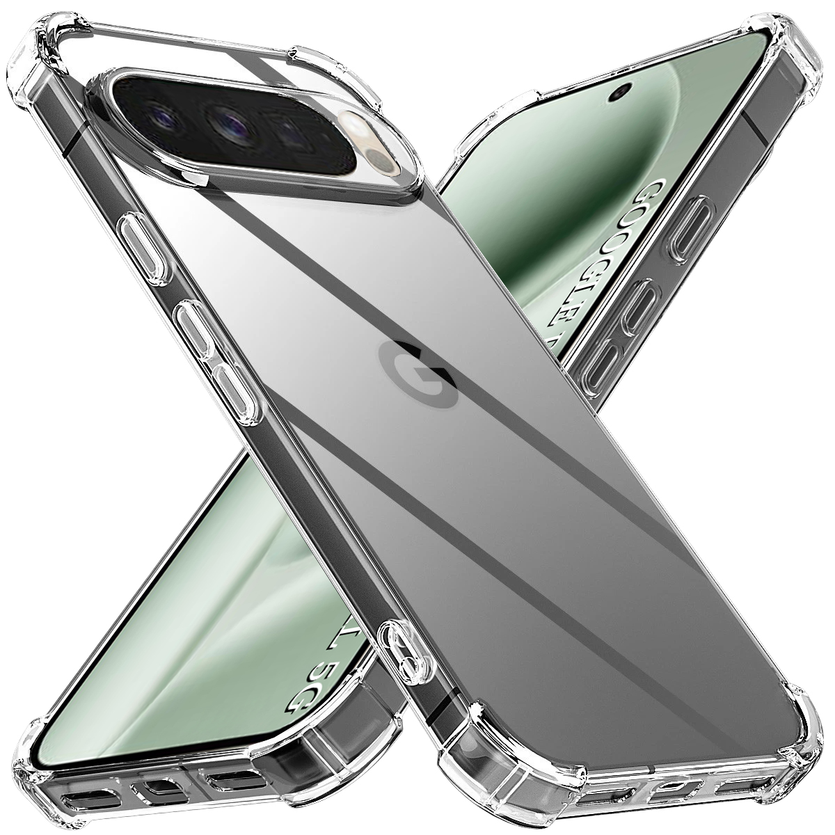 Калъф за Google Pixel 10 Pro XL - Techsuit Shockproof Прозрачен Прозрачен Silicone - Прозрачен
