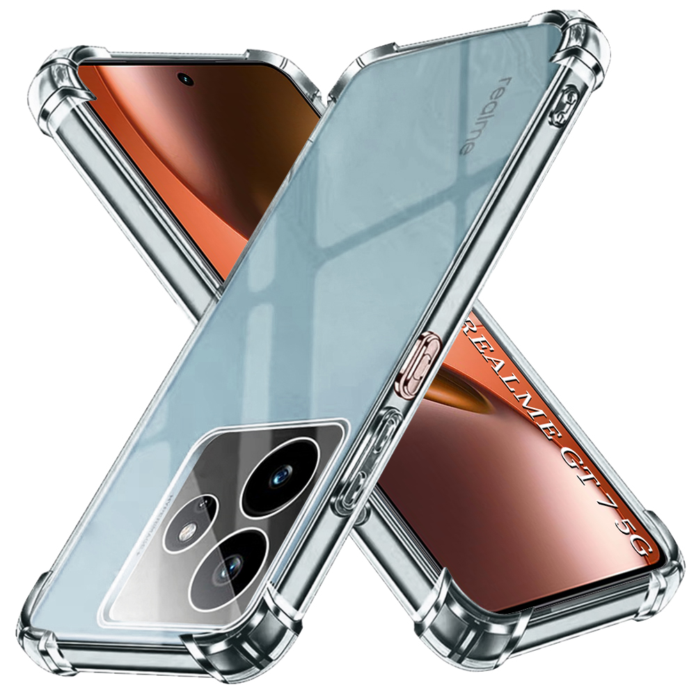 Калъф за Realme GT 7 - Techsuit Shockproof Прозрачен Прозрачен Silicone - Прозрачен