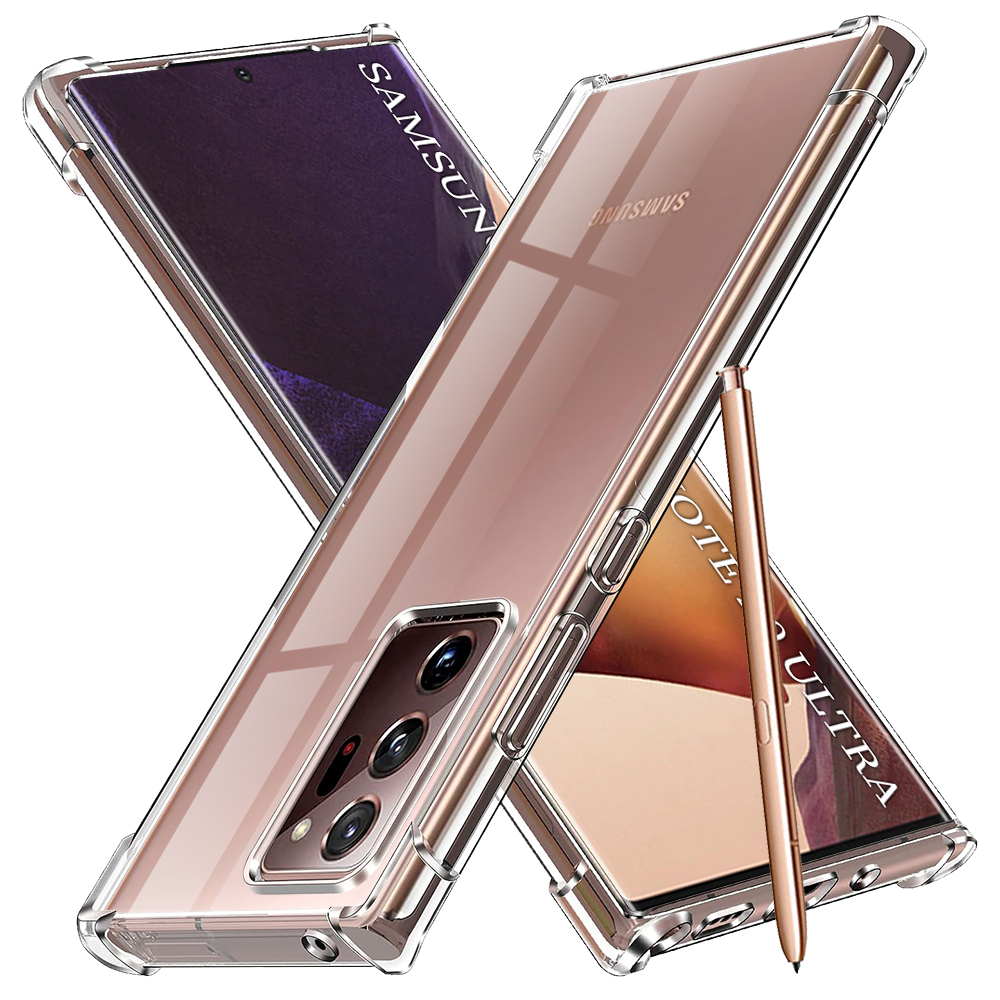 Калъф за Samsung Galaxy Note 20 Ultra 4G / Note 20 Ultra 5G - Techsuit Shockproof Прозрачен Silicone - Прозрачен