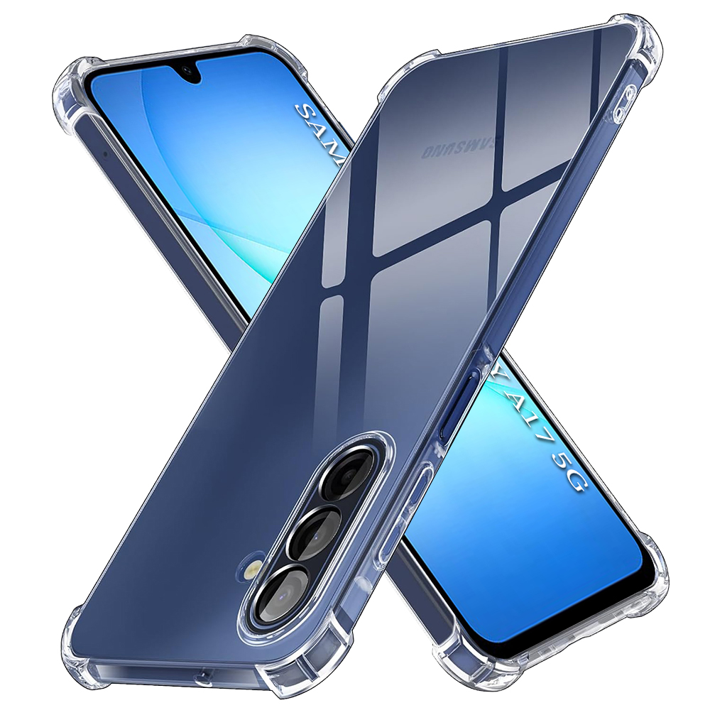 Калъф за Samsung Galaxy A17 5G / A17 4G - Techsuit Shockproof Прозрачен Прозрачен Silicone - Прозрачен