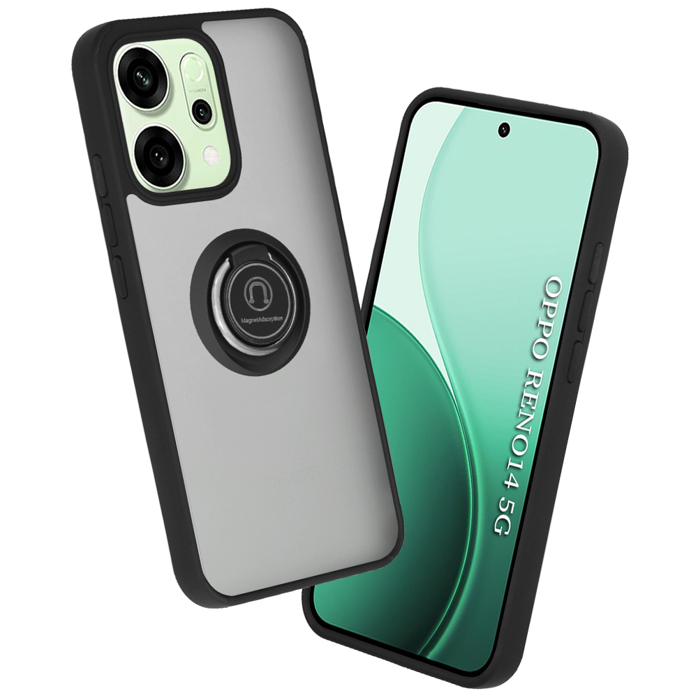 Калъф за Oppo Reno14 - Techsuit Glinth - Черен