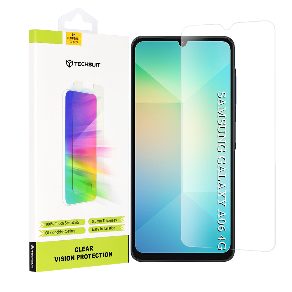 Капак за Samsung Galaxy A06 4G / A06 5G / A07 4G / A07 5G - Techsuit Прозрачен Vision Glass - Прозрачен