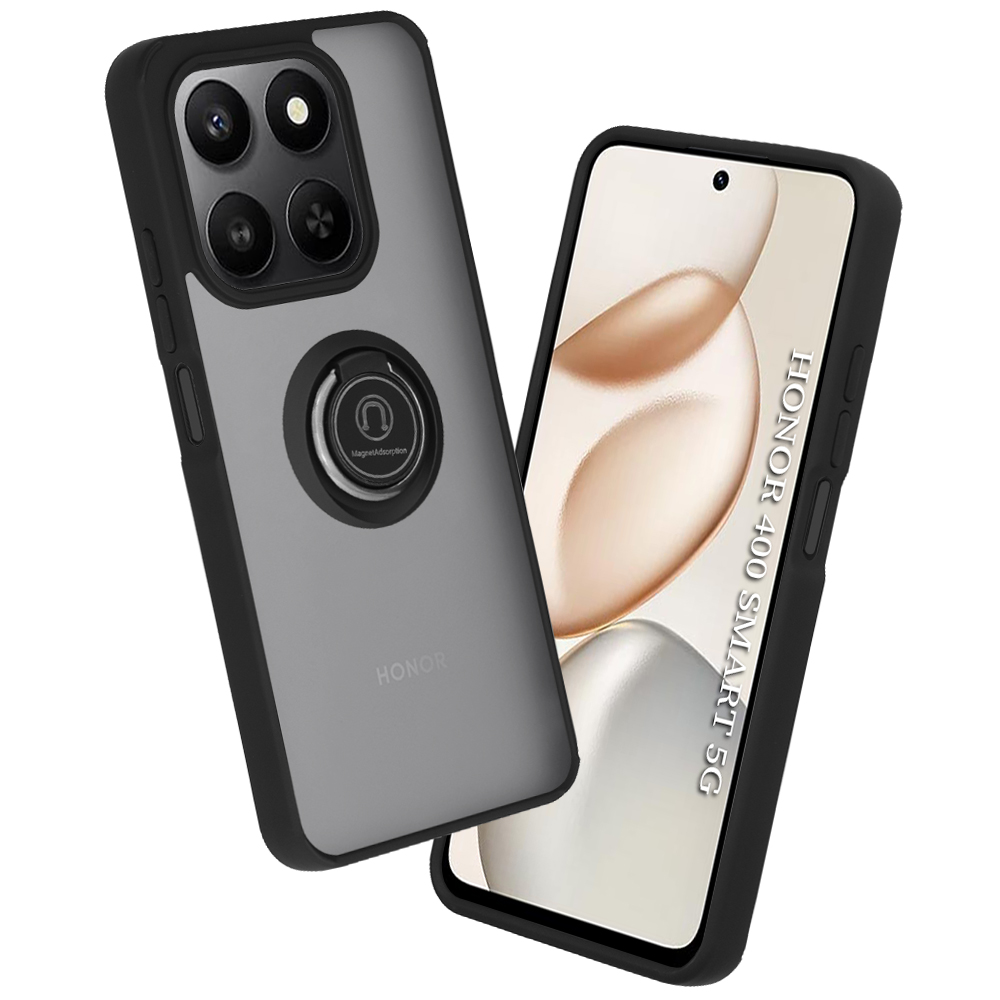 Калъф за Honor 400 Smart 5G / 400 Smart 4G / X7d 4G - Techsuit Glinth - Черен
