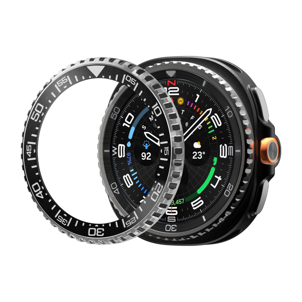 Рамка за Samsung Galaxy Watch8 Classic - Spigen Tune Pro Diver (ACS10016) - Черна