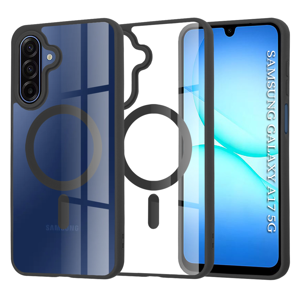 Калъф за Samsung Galaxy A17 5G / A17 4G / M17 / F17 - Techsuit MagSafe Pro - Черен