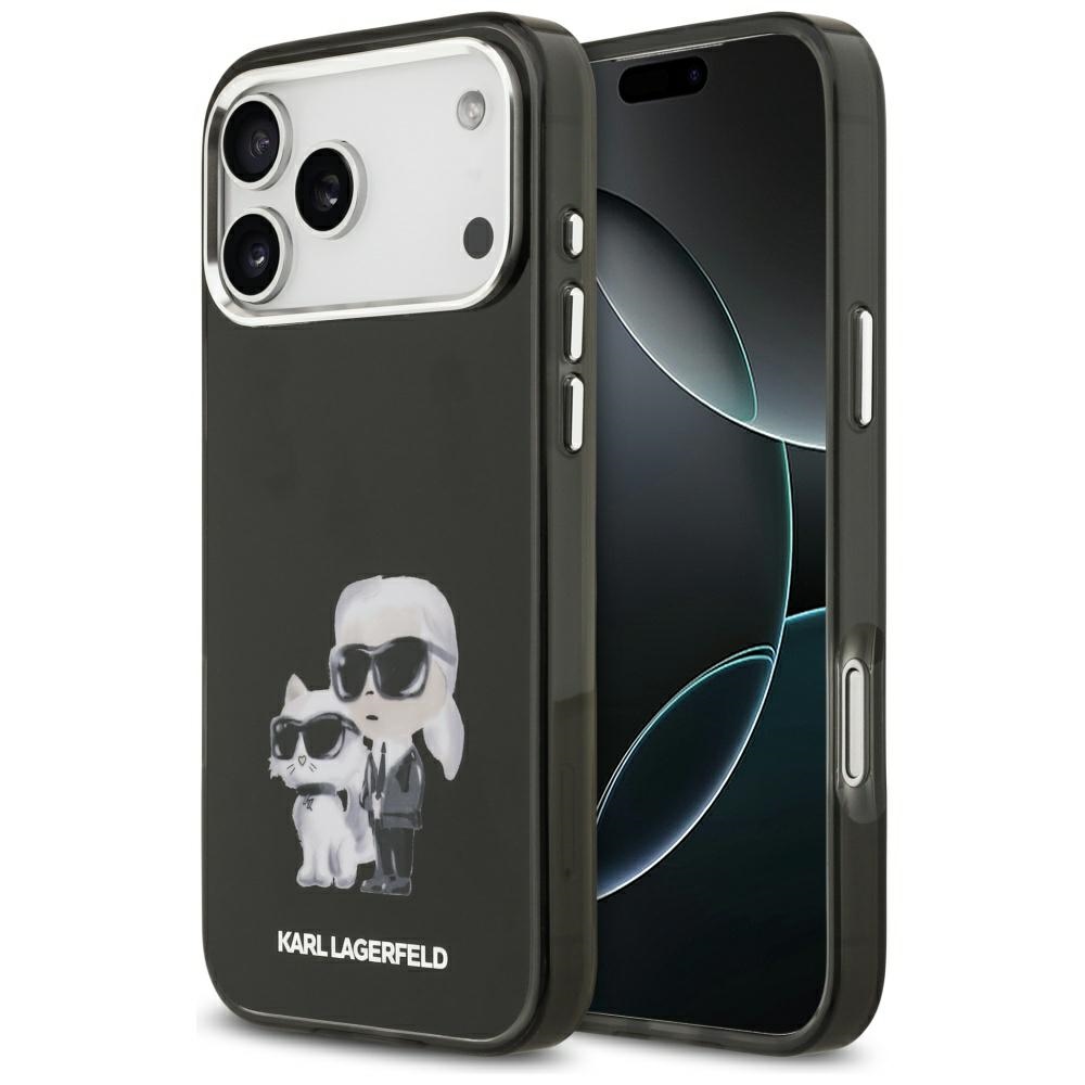 Калъф за iPhone 17 Pro - Karl Lagerfeld IML Aquarelle MagSafe (KLHMP17LHHMKKCAQOK) - Karl & Choupette