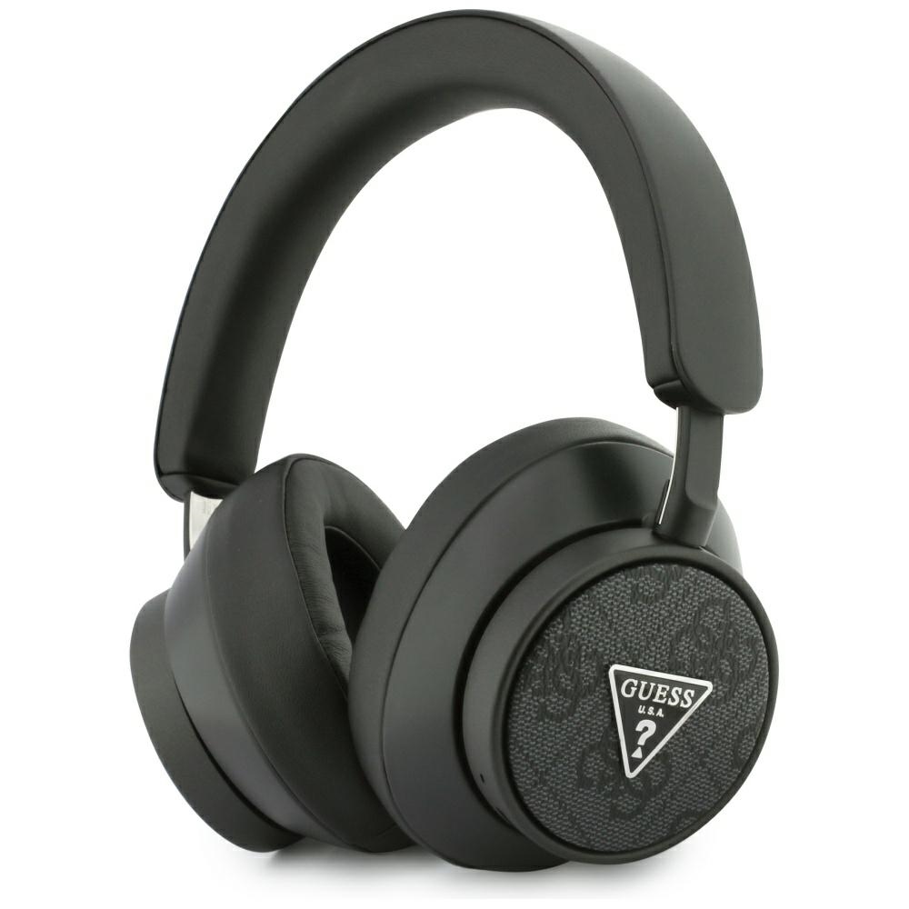 Слушалки Over-ear, BT5.4, ENC, IPX4 - Guess 4G Triangle Logo (GUBHC15PMRTRK) - черни