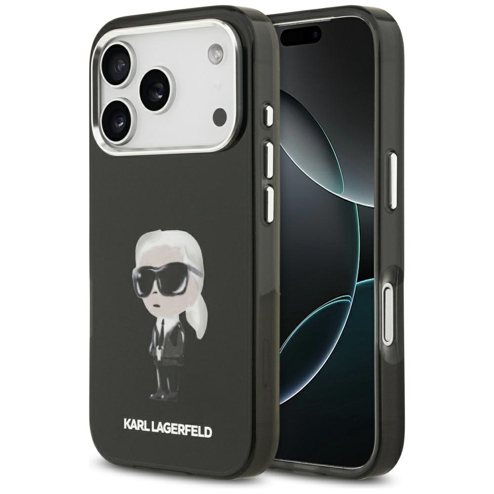 Калъф за iPhone 17 Pro - Karl Lagerfeld IML Aquarelle MagSafe (KLHMP17LHMKIAQOK) - Karl Ikonik