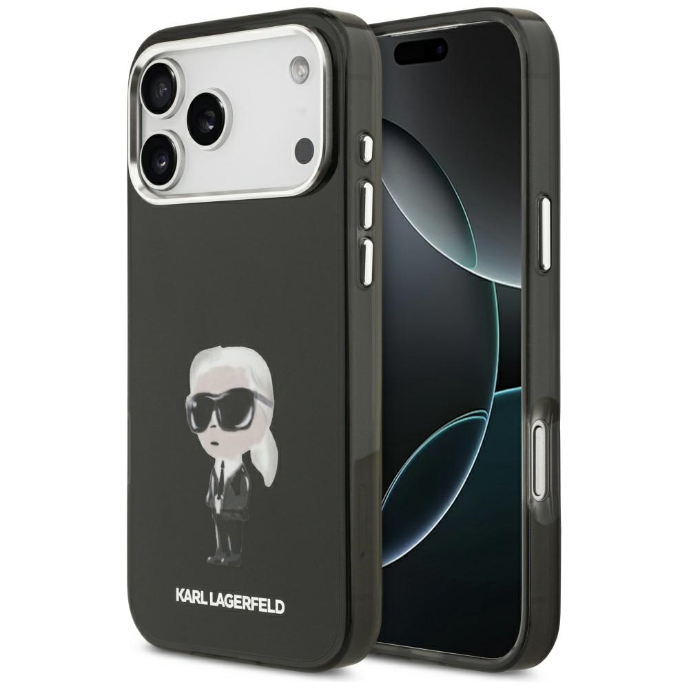 Калъф за iPhone 17 Pro Max - Karl Lagerfeld IML Aquarelle MagSafe (KLHMP17XHMKIAQOK) - Karl Ikonik