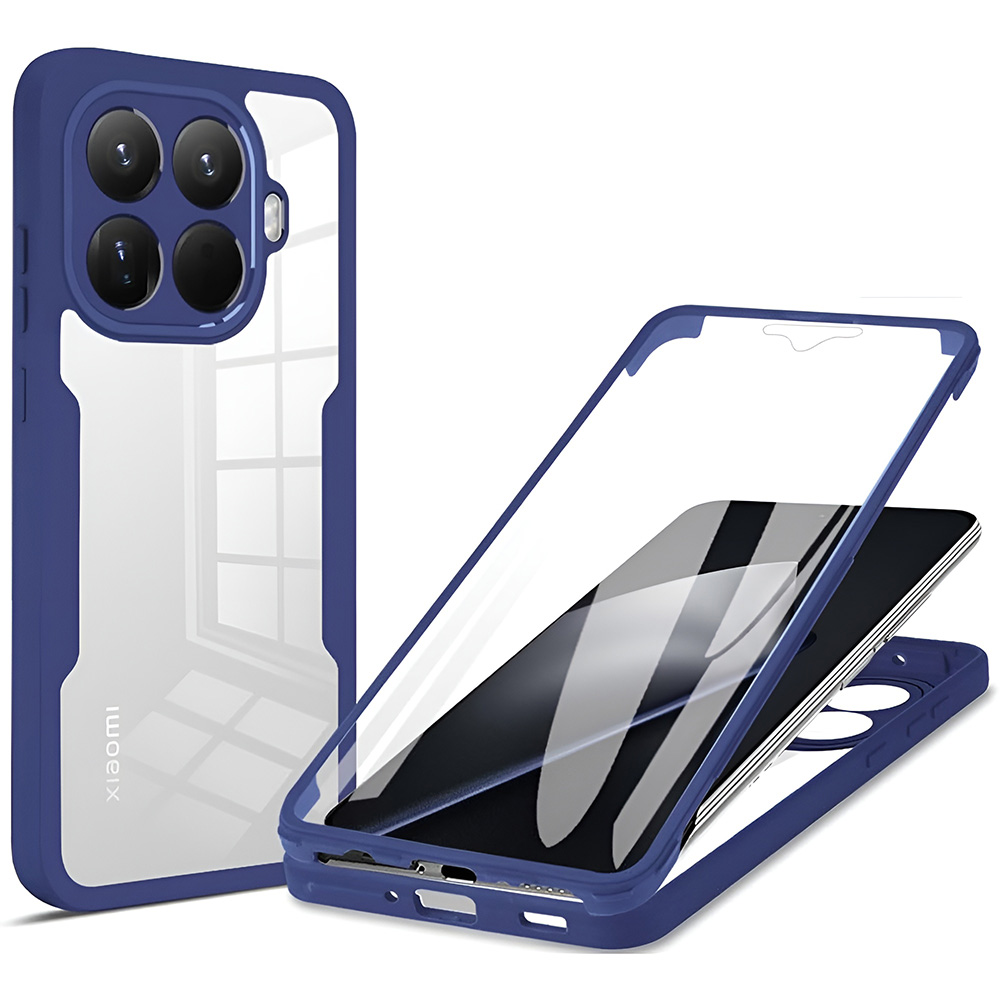 Калъф за Xiaomi 15T Pro + Капак - Techsuit ColorVerse 360 Series - Син