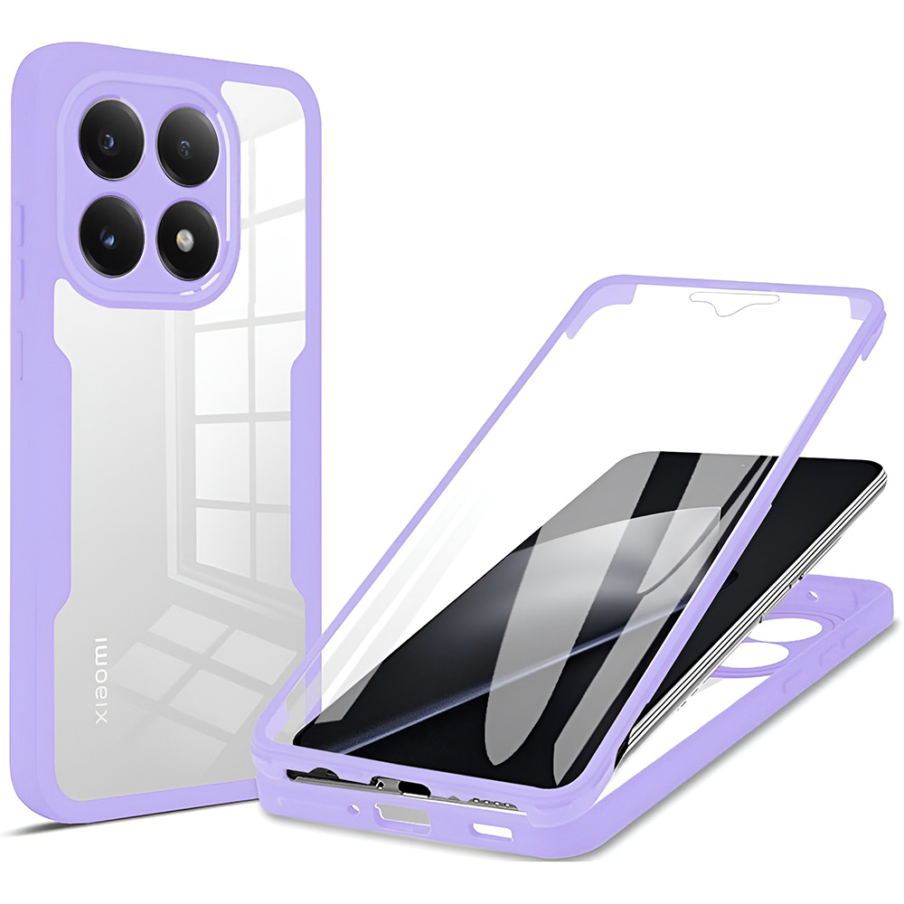 Калъф за Xiaomi 15T + Капак - Techsuit ColorVerse 360 Series - Лилав