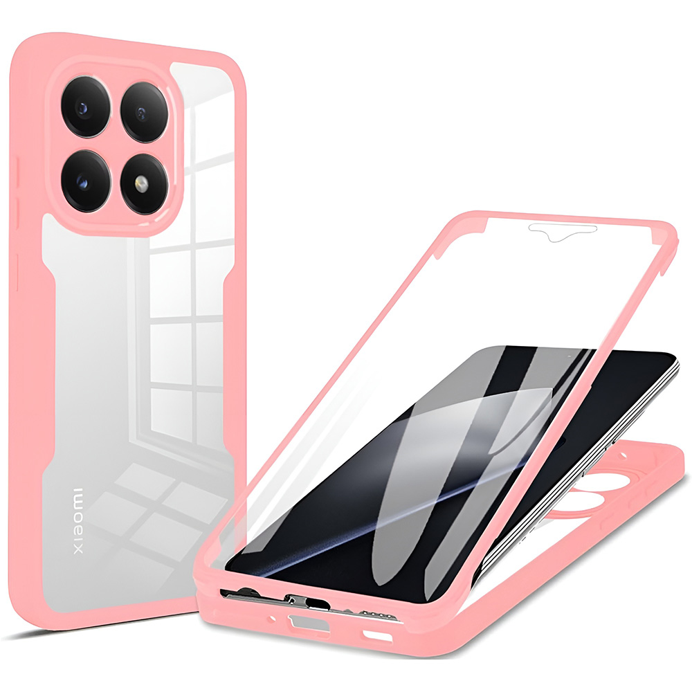 Калъф за Xiaomi 15T + Pouch - Techsuit ColorVerse 360 Series - Розов