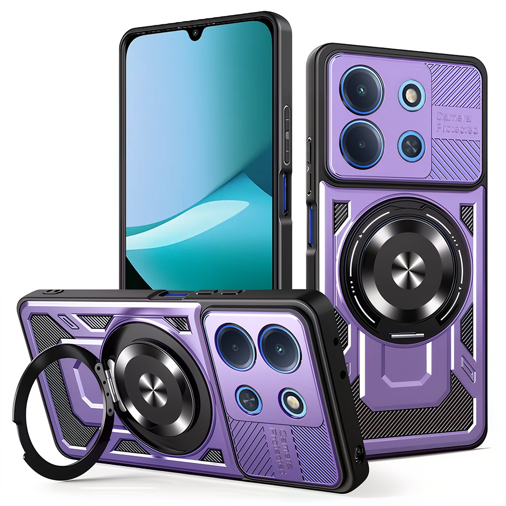 Калъф за Xiaomi Redmi 15C 4G / Redmi 15C 5G - Techsuit RuggedCam - Лилав