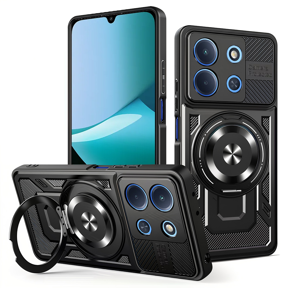 Калъф за Xiaomi Redmi 15C 4G / Redmi 15C 5G - Techsuit RuggedCam - Черен