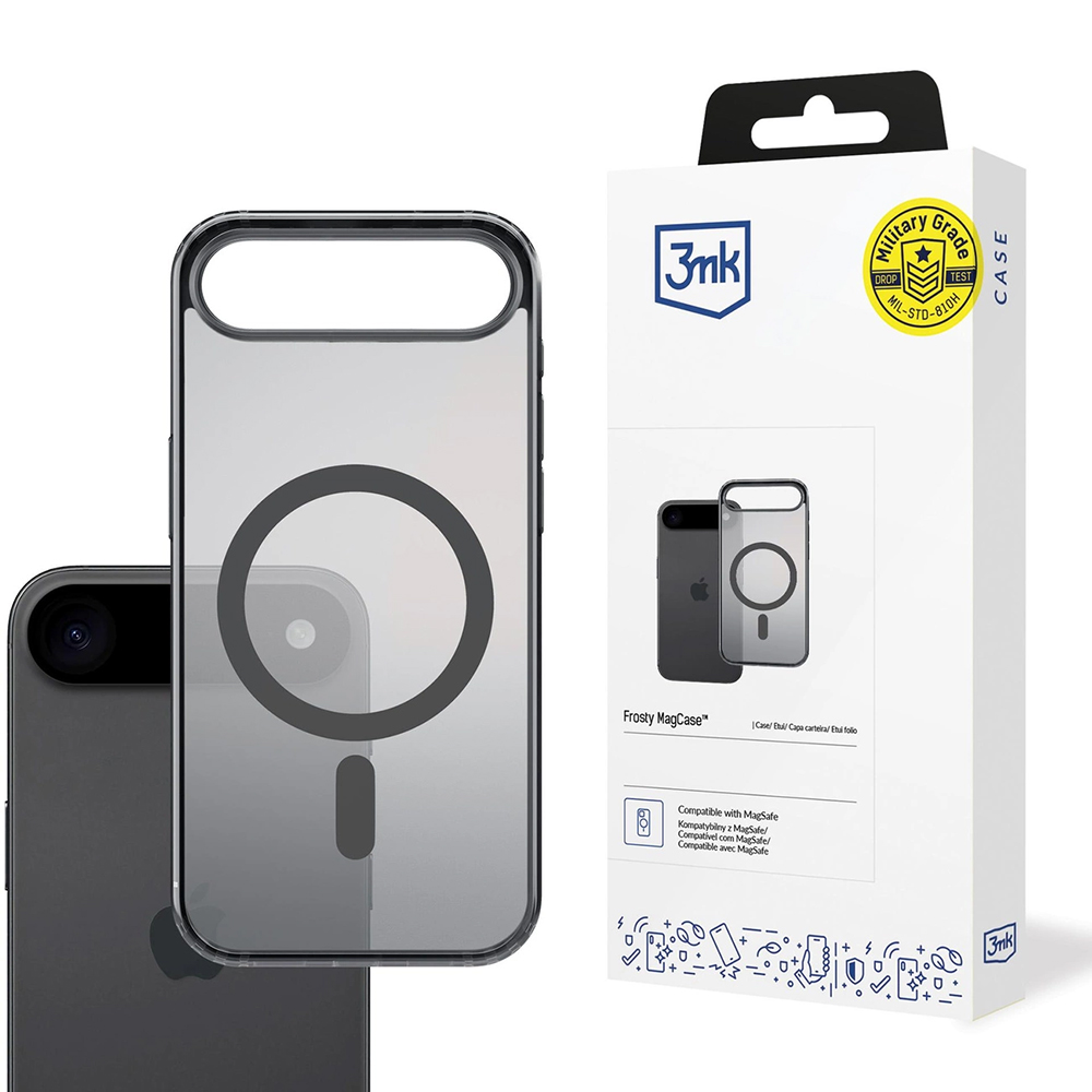 Калъф за iPhone 17 Air - 3mk Frosty MagCase - Сив