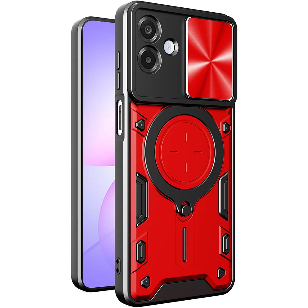 Калъф за Samsung Galaxy A07 4G - Techsuit CamGuard Pro - Червен