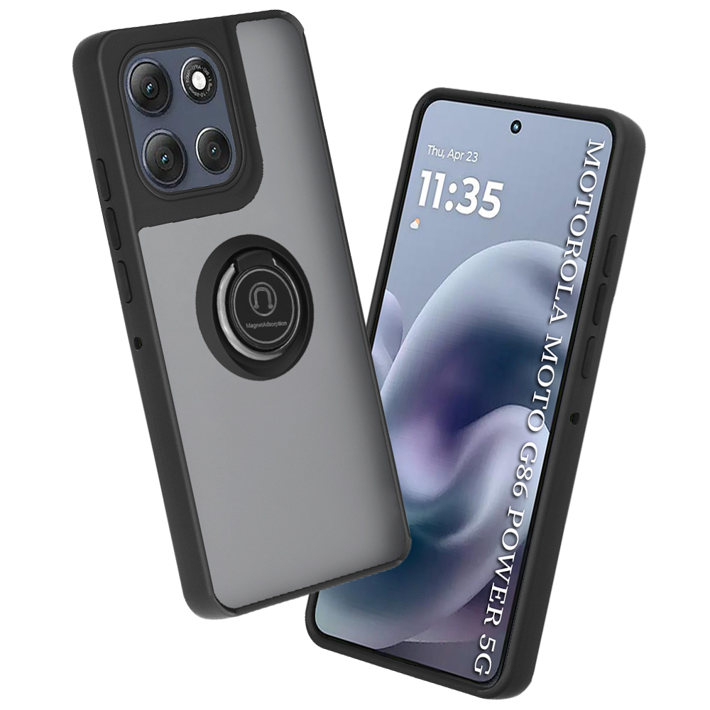 Калъф за Motorola Moto G86 Power - Techsuit Glinth - Черен