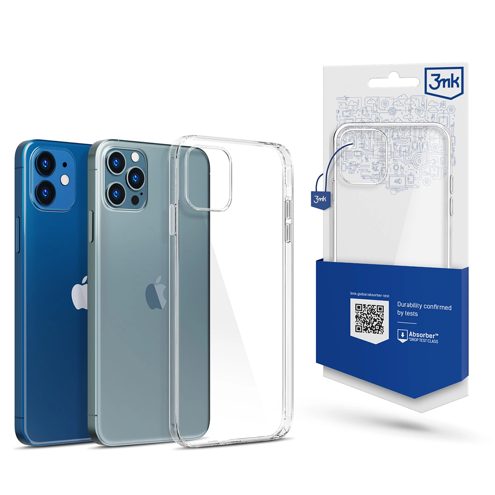 Калъф за iPhone 12 / iPhone 12 Pro - 3mk Прозрачен Case - Прозрачен