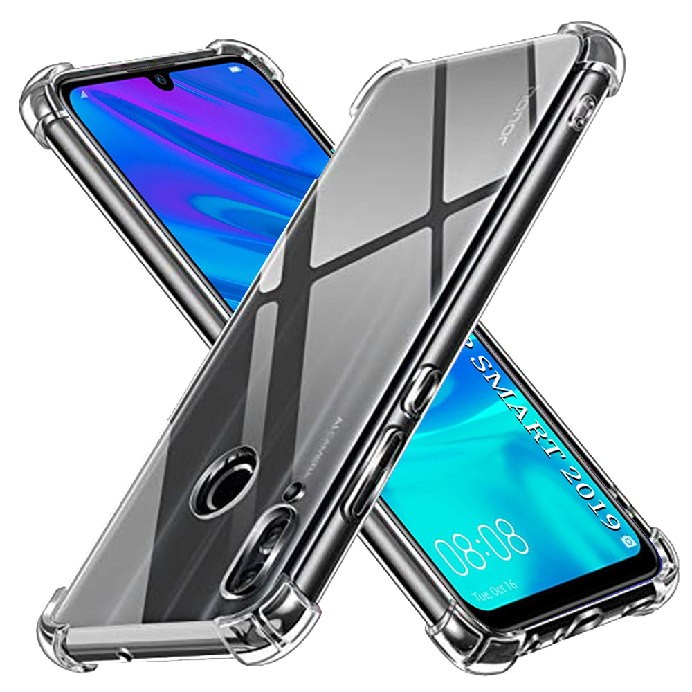 Калъф за Huawei P Smart 2019 - Techsuit Shockproof Прозрачен Прозрачен Silicone - Прозрачен