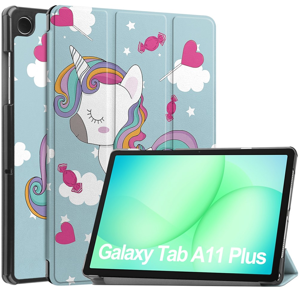 Калъф за Samsung Galaxy Tab A11 Plus / A9 Plus - Techsuit FoldPro - Unicorn