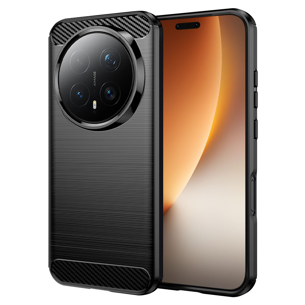 Калъф за Honor Magic8 Pro - Techsuit Carbon Silicone - Черен