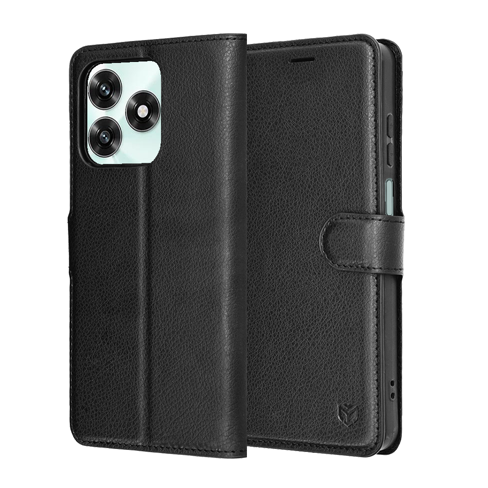 Калъф за Honor X5c Plus - Techsuit Leather Folio - Черен