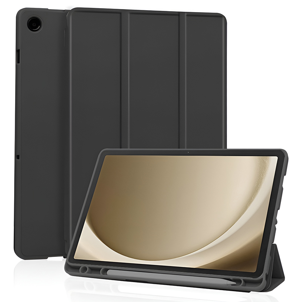 Калъф за Samsung Galaxy Tab A11 Plus / A9 Plus - Techsuit Flex Trifold - Черен