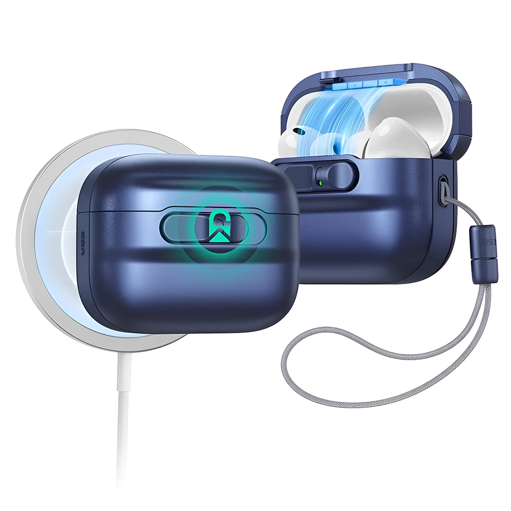 Калъф за Apple AirPods Pro 3 - ESR Pulse Magnetic FlickLock - Тъмносин