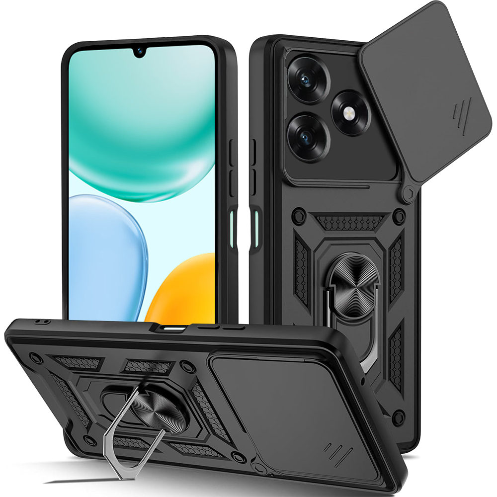 Калъф за Honor X5c Plus - Techsuit CamShield Series - Черен