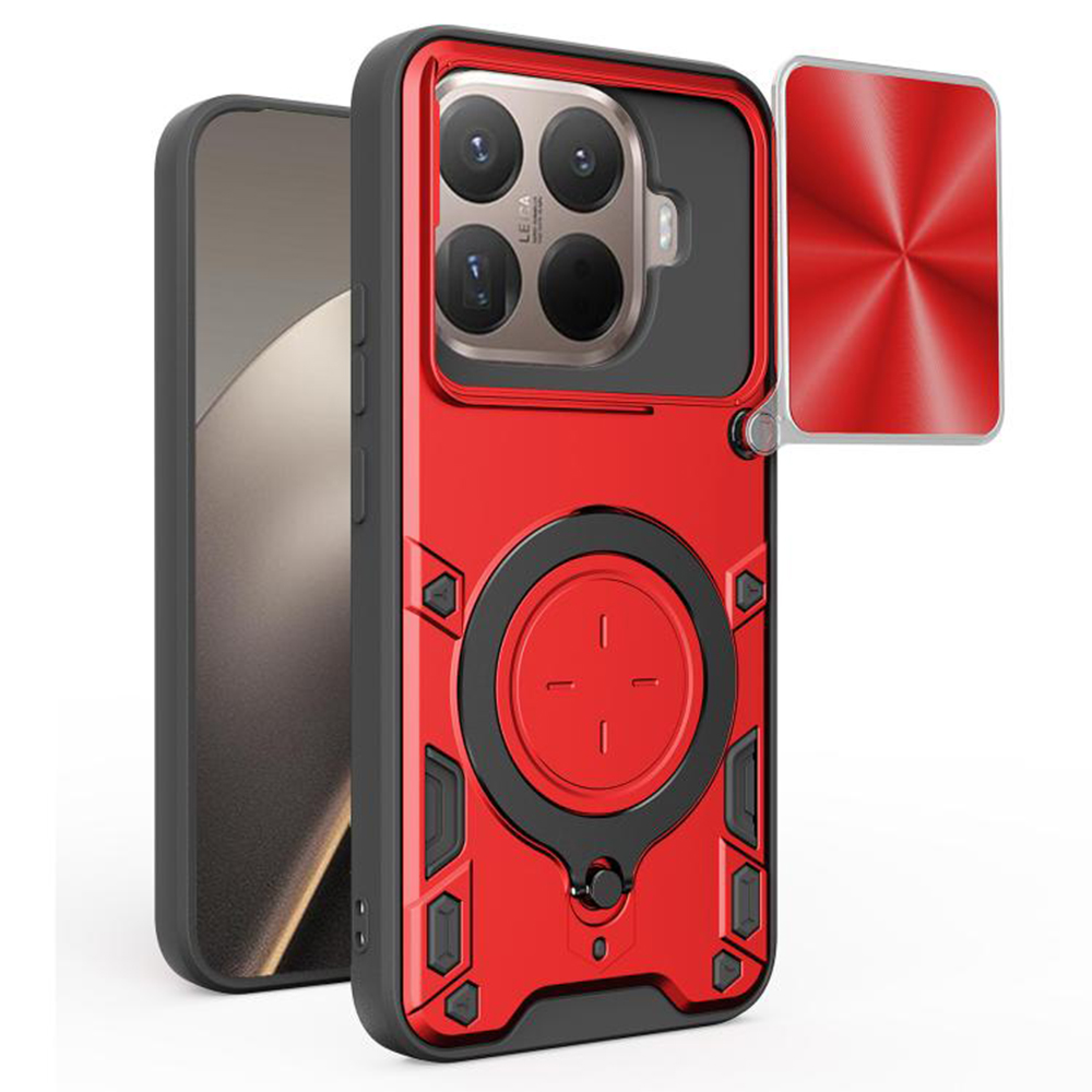 Калъф за Xiaomi 15T Pro - Techsuit CamGuard Pro - Червен