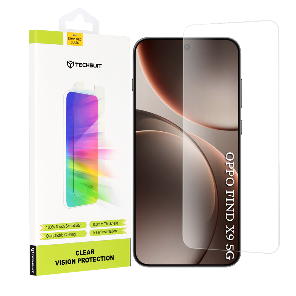 Капак за Oppo Find X9 - Techsuit Прозрачен Vision Glass - Прозрачен