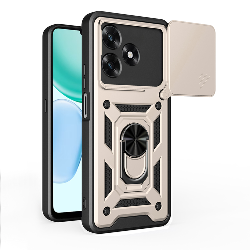 Калъф за Honor X5c Plus - Techsuit CamShield Series - златен