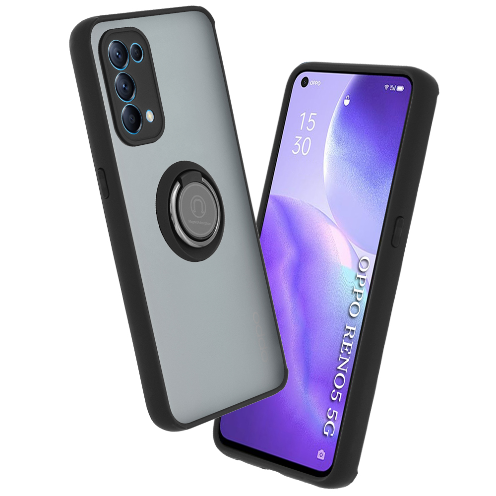 Калъф за Oppo Reno5 5G / Find X3 Lite 5G - Techsuit Glinth - Черен