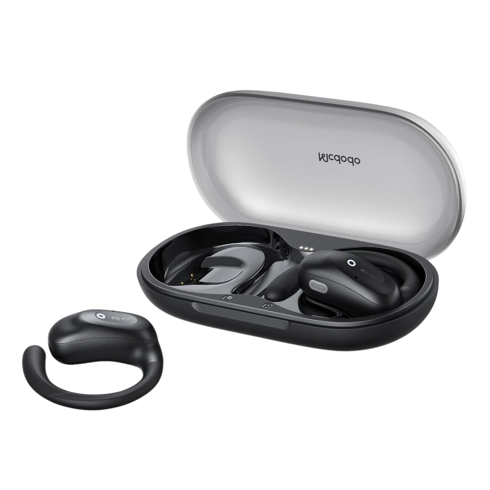 Безжични слушалки, Open-Ear, BT5.4, ергономичен дизайн - серия Mcdodo Air O2 (HP-8050) - черни