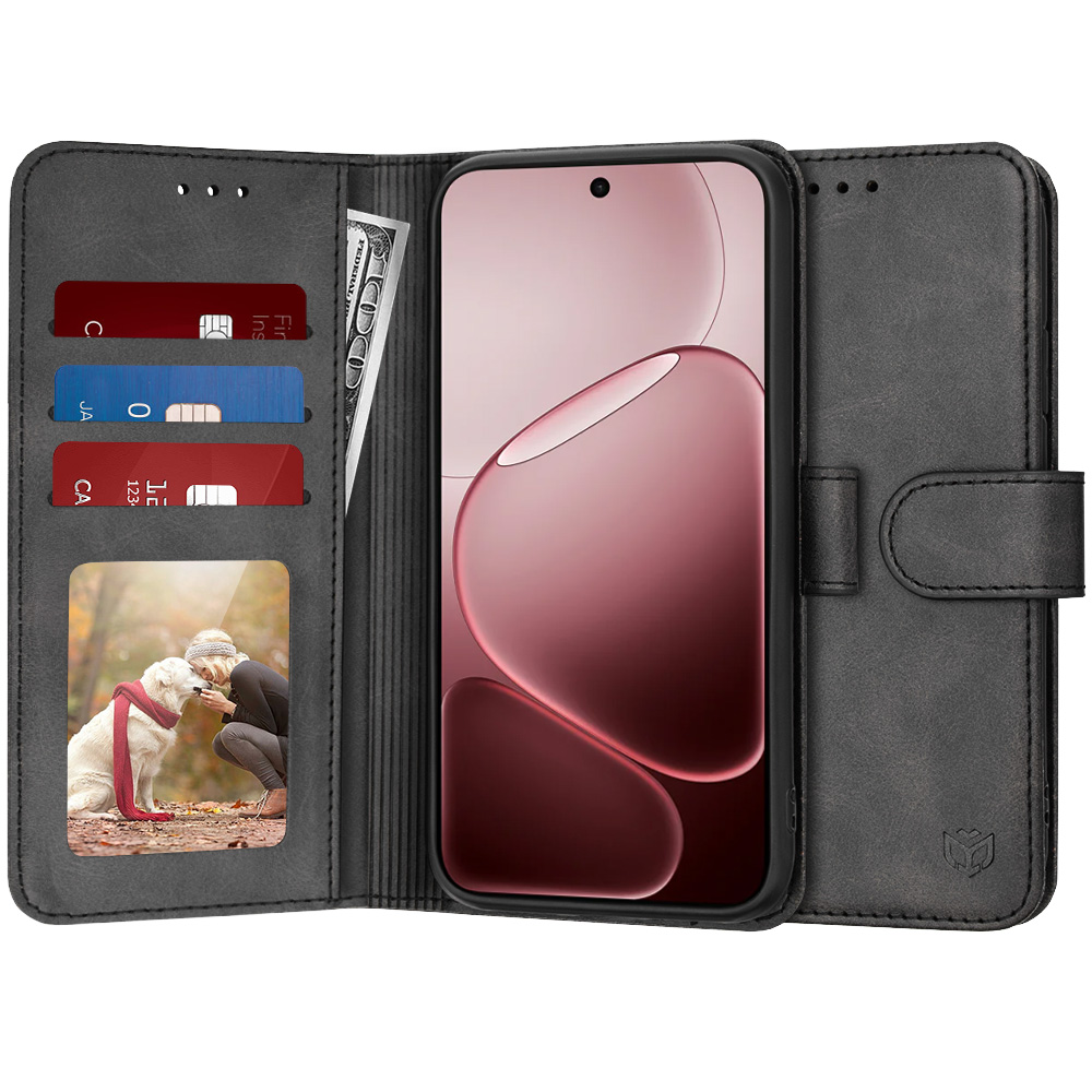Калъф за Oppo A6 Pro 4G / A6 Pro 5G - Techsuit Diary Book - Черен