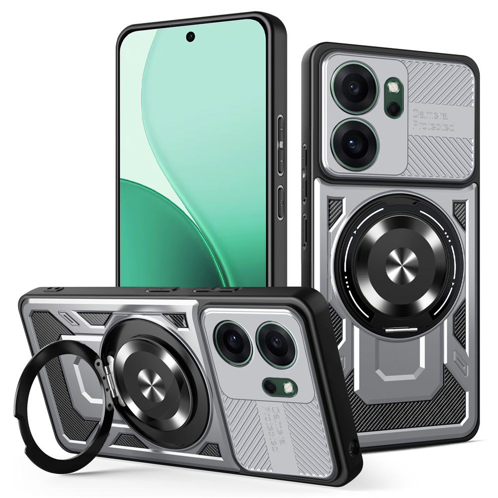 Калъф за Oppo Reno14 F / Reno14 FS 5G - Techsuit RuggedCam - Сив