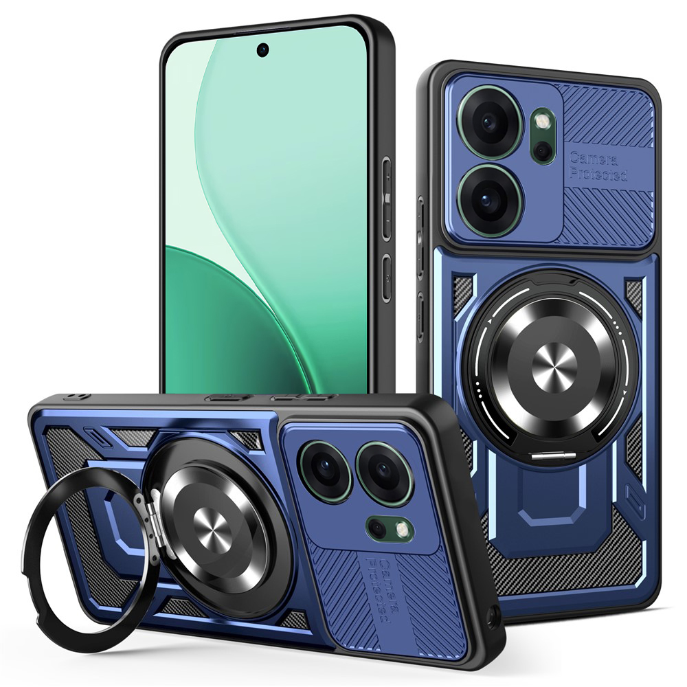 Калъф за Oppo Reno14 F / Reno14 FS 5G - Techsuit RuggedCam - Син