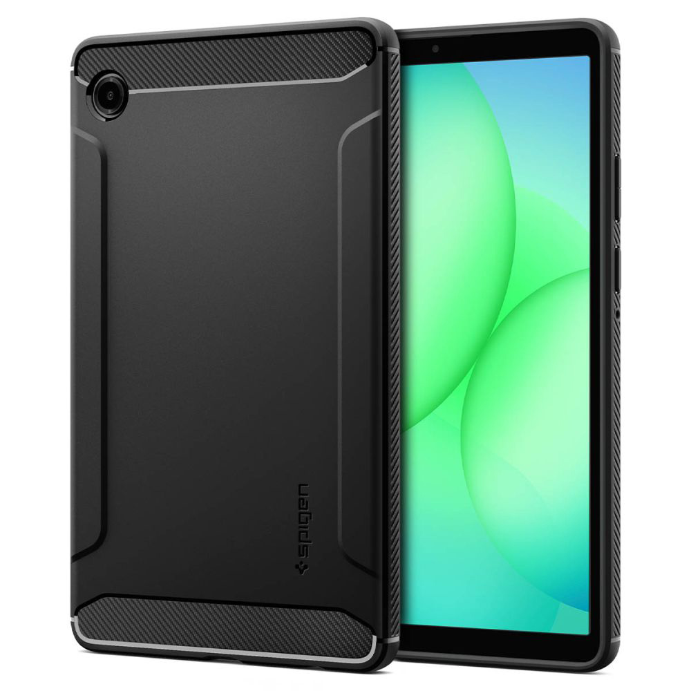 Калъф за Samsung Galaxy Tab A11 - Spigen Rugged Armor (ACS10462) - Черен мат
