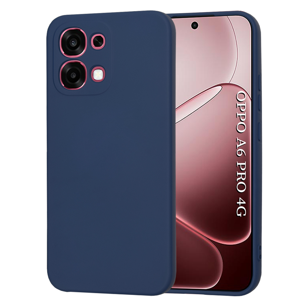 Калъф за Oppo A6 Pro 4G / A6 Pro 5G - Techsuit SoftFlex - Тъмносин Син