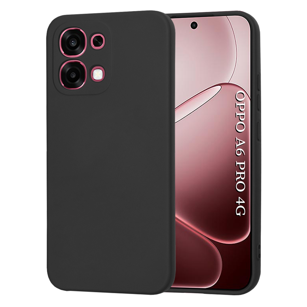 Калъф за Oppo A6 Pro 4G / A6 Pro 5G - Techsuit SoftFlex - Черен