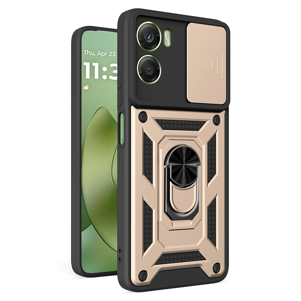 Калъф за Motorola Moto G06 - Techsuit CamShield Series - златен
