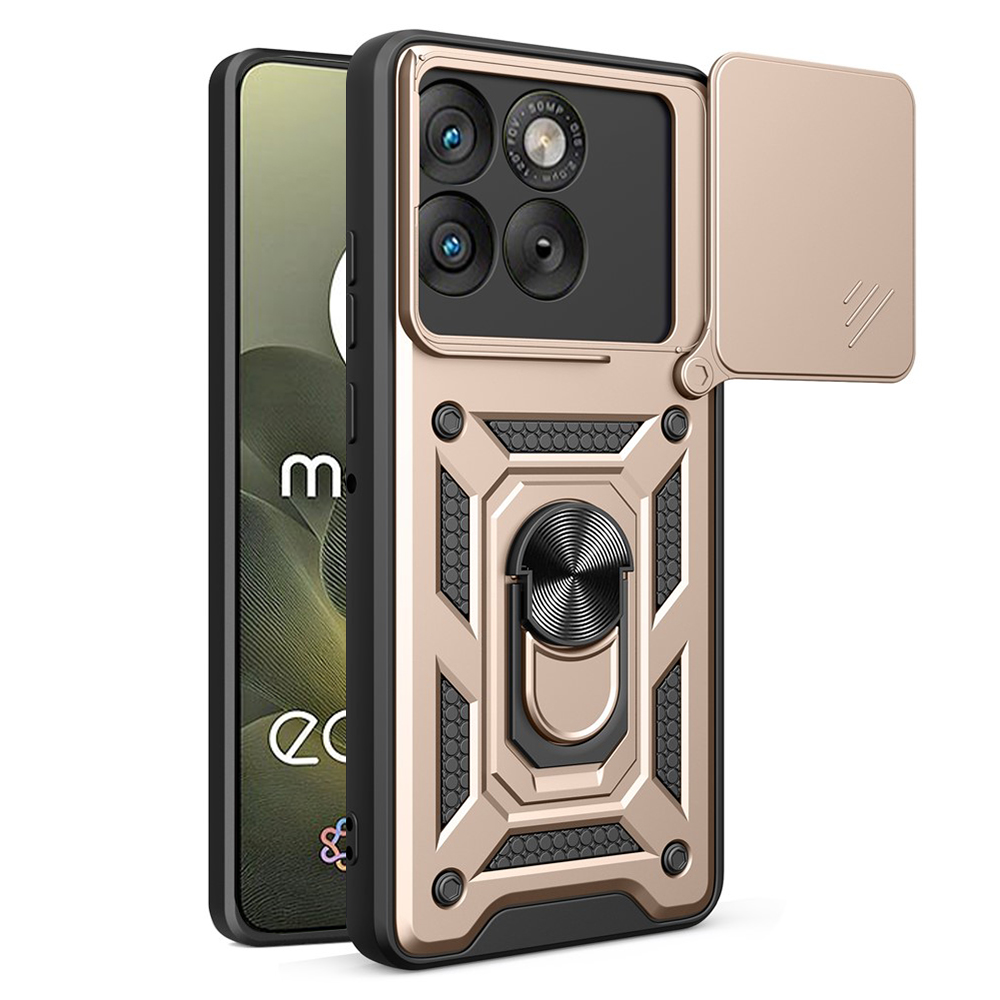 Калъф за Motorola Edge 70 - Techsuit CamShield Series - златен