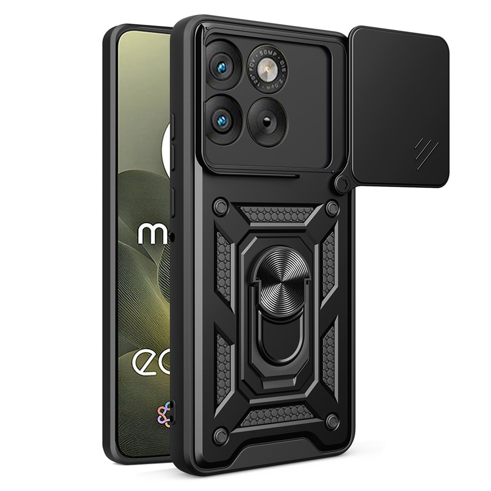 Калъф за Motorola Edge 70 - Techsuit CamShield Series - Черен